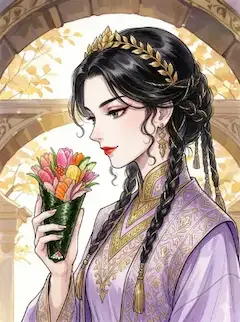 花束みたいな手巻き寿司