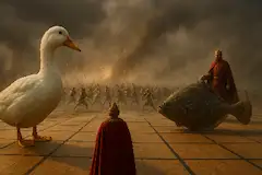 アヒル vs 平目