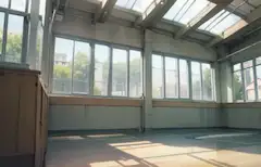 都市伝説富根川高校の体育館