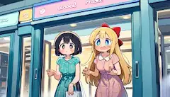 お店に止むまでいようかな・・・