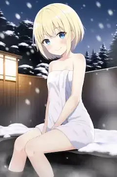 うちの子と温泉