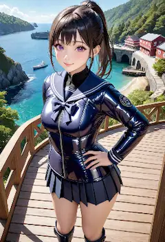 耐水セーラー服