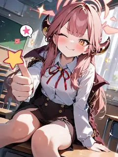 今度こそうまくいったわ(ドヤッ)【ブルアカ・陸八魔アル】