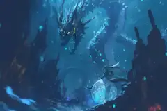 海底にて