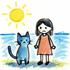 太陽と海