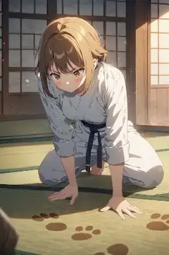 足跡を自然にするのは僕には無理
