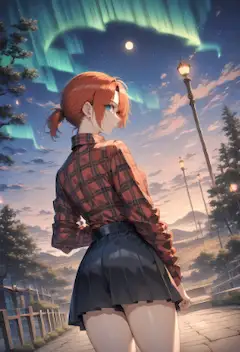 オーロラと見返りブーディカ🌇