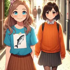 黒髪＆ブロンド・Poisson d'avril