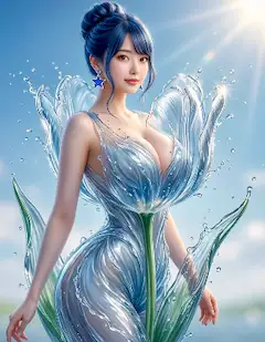 リンちゃん💙チューリップの精