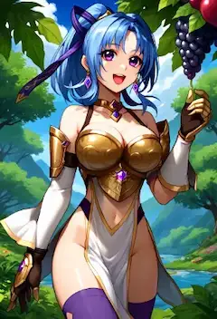 シャアリス様　葡萄狩り