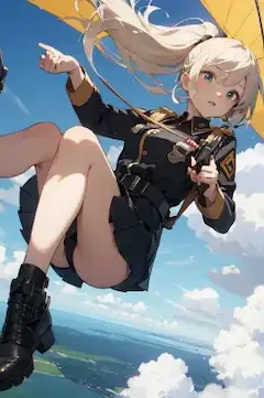 青空に広がる