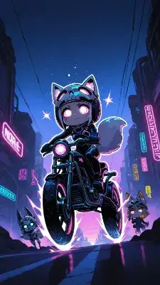 スカルヘルムライダー(狐娘)