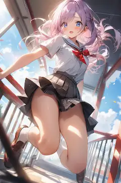 他所の娘でツーサイドアップ（;＾ω＾）