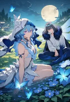 FGOのオベロンと鳴潮のショアキーパー🦋