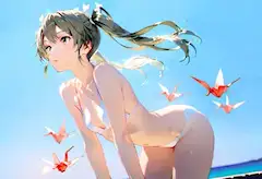 折り鶴と瑞鶴