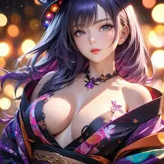 光纏う紫髪の魔女
