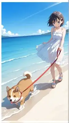 日課の水遊び