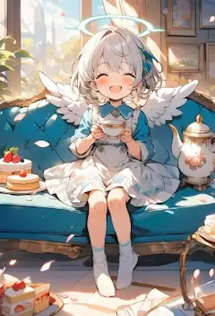午後のティータイムwith天使さま