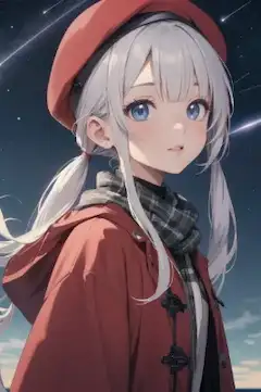 明け方の流星群