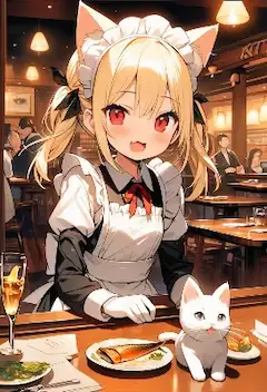 お客様は子猫ちゃんですか？🐈