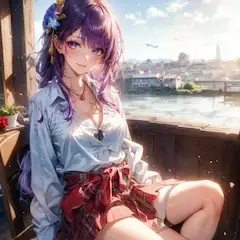 【原神】雷電将軍 ギャル女子高生