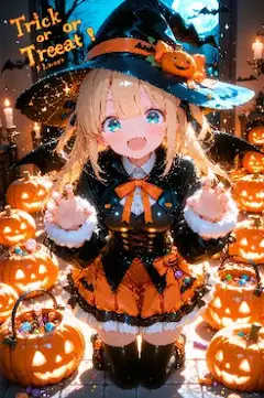 トリック・オア・スマイル！〜かぼちゃ魔女ちゃんと甘い夜〜