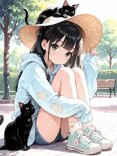 🐈‍⬛「ここは楽だにゃ」