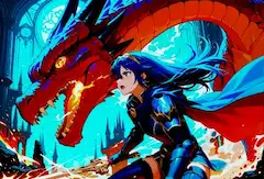 猛る竜の息吹を切り裂け！運命の激突アクション！