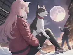 月夜の晩に