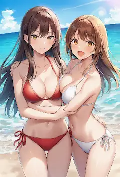 夏のビーチで交わす秘密の約束