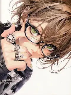 緑眼のロックな視線。