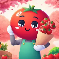 トマト君とトマトの花束