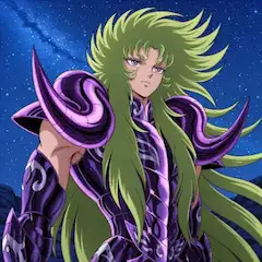 星空に立つ紫の聖闘士