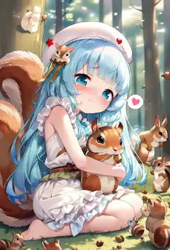 もこもこのリスさん♬♥