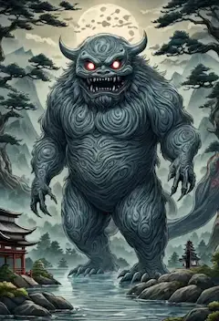 月夜に蘇る古の守護獣