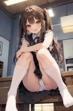 ツインテールの子
