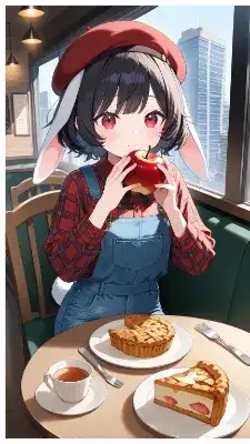 アップルベレーとアップルティーセット