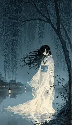 柳の下の幽霊