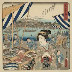 日本橋の魚河岸