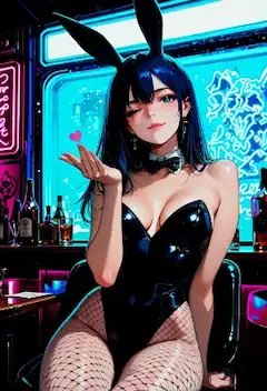 電脳バニー「あい」：真夜中のシンクロニシティ