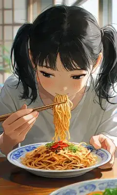 《蔵出し》麺食い少女 その２