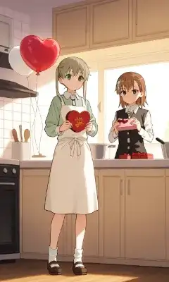 マカと美琴とバレンタインチョコ