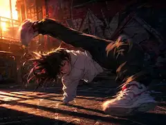 夕陽の廃墟で踊る少女の反逆