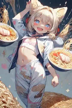 深夜のテンションでラーメン食べた過ぎる女子