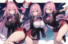 爆乳女子高校生