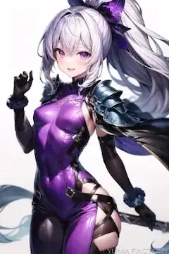早乙女由真（アーマー姿）