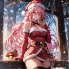 【原神】八重神子 サンタ