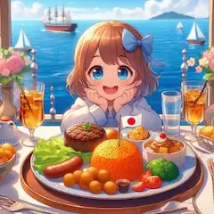船上ランチ