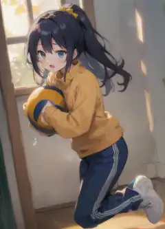 萌え袖少女とドッジボール！２