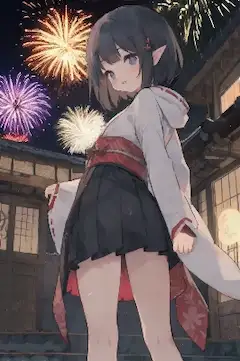 花火の音で聞こえなくて......もう一回言ってもらえますか